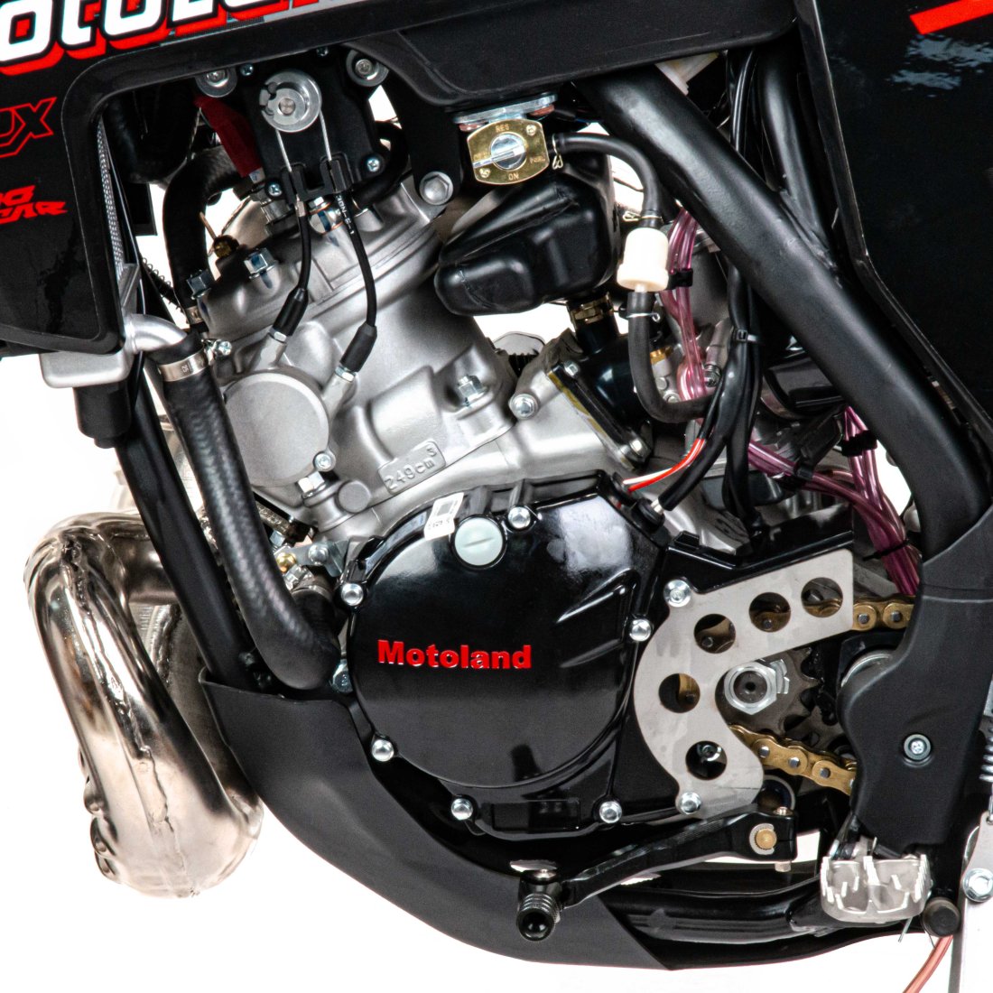 Мотоцикл Кросс Motoland XT 250 ST (1E66MM 2-STROKE) красный
